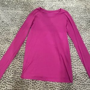 LULULEMON SONIC PINK SWIFTLY LONG SLEEVE